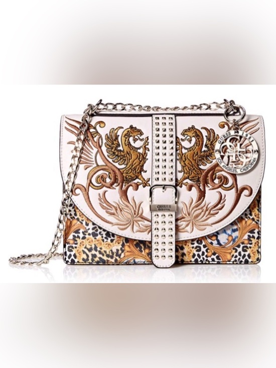 Guess Handbags - GUESS Eileen Baroque convertible Embroidered Crossbody Bag